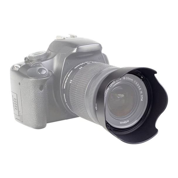 EW-63C SLR Camera Reversible Design Lens Hood Case Cover for Canon EF-S 18-55mm