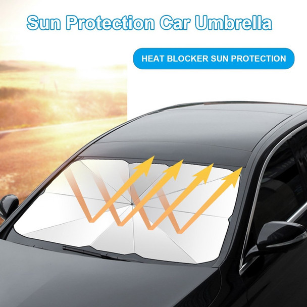 Foldable Design Portable Car Windshield Sun Shade Umbrella Car Umbrella Cover Block Car Front Window