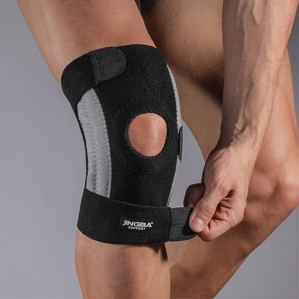 JINGBA SUPPORT 3038 1Pc Knee Brace Knee Compression Sleeve Support for Sports Basketball Compression Breathable Knee Pads