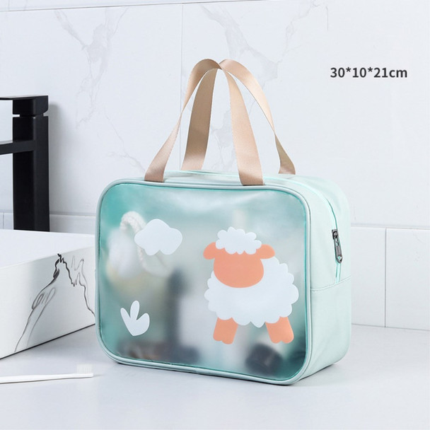 TB-0494 Medium Size Portable Travel Waterproof Zipper Toiletry Bag Fitness Swimming Makeup Storage Bag - Sheep