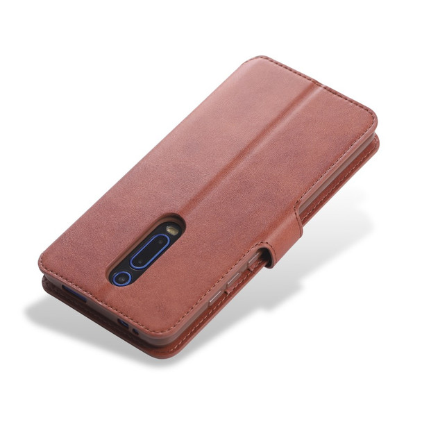 AZNS Leather Wallet Case for Xiaomi Redmi K20 / Mi 9T / Redmi K20 Pro / Mi 9T Pro - Brown