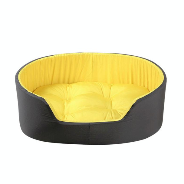 Two-Color Washable Comfortable Pet Nest with Cushion, Size:M 57x40x20cm