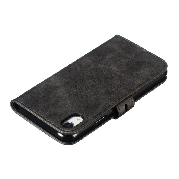 For iPhone XR Leatherette Protective Case(Black)