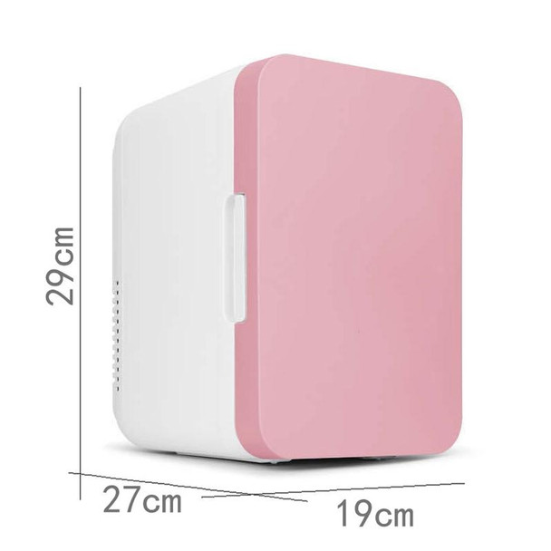 8L 37-48W Car / Home Mini Refrigerator(Pink)