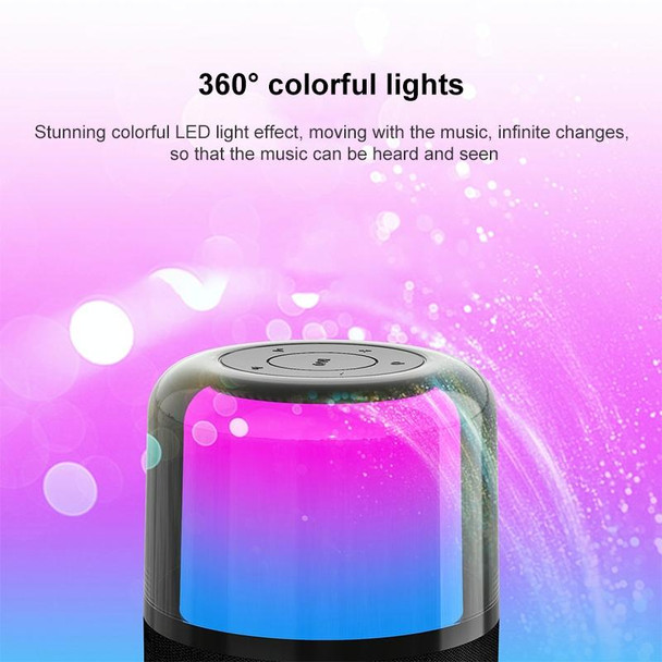 JY-06 60W TWS Outdoor Colorful Lights High Volume Bluetooth Speaker