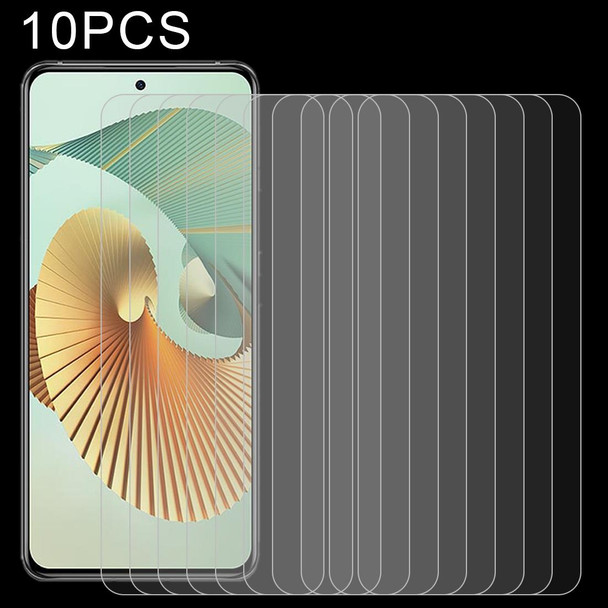 For ZTE Axon 30 Pro 5G 10 PCS 0.26mm 9H 2.5D Tempered Glass Film