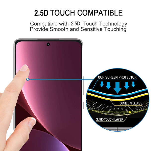 25 PCS 9H HD 3D Curved Edge Tempered Glass Film For Xiaomi 12 Pro/ 12S Pro / 12 Pro Dimensity(Black)