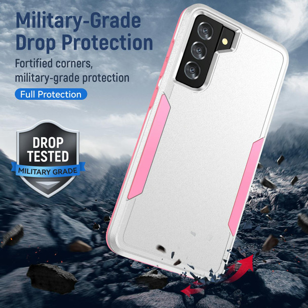 For Samsung Galay S21+ 5G Pioneer Armor Heavy Duty PC + TPU Shockproof Case(White)