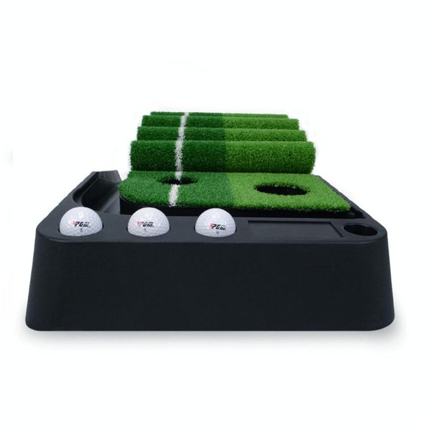 PGM 3m Golf Indoor Swing Grip Putting Trainer Practice Pace with Automatic Return Fairways & 3 Soft Balls & 3 Two-color Balls