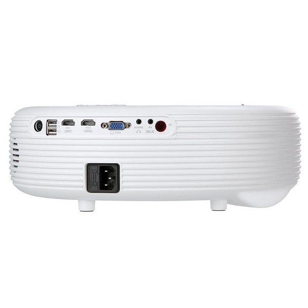 Cheerlux CL760 4000 Lumens 1920x1080 1080P HD Smart Projector, Support HDMI x 2 / USB x 2 / VGA / AV(White)