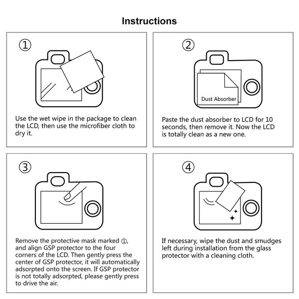 PULUZ 2.5D 9H Tempered Glass Film for Fujifilm X-70, Compatible with Fujifilm X-70, Leica M10