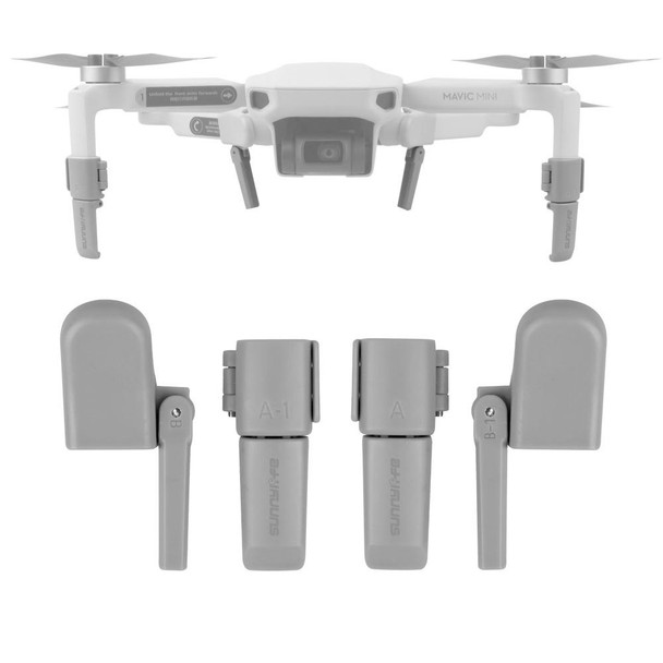 Sunnylife MM-LG541 Foldable Heightened Landing Gears for DJI Mavic mini (Grey)