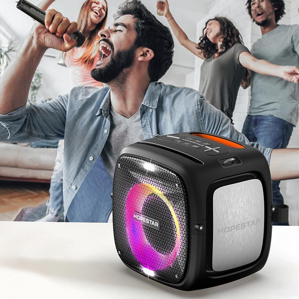 HOPESTAR Party One RGB Lighting Wireless Bluetooth Speaker (Grey)