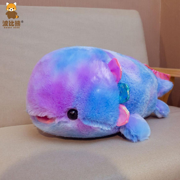 3 PCS Rainbow Color Doll Fish Plush Toy 40cm 0.25kg(Rainbow Purple)
