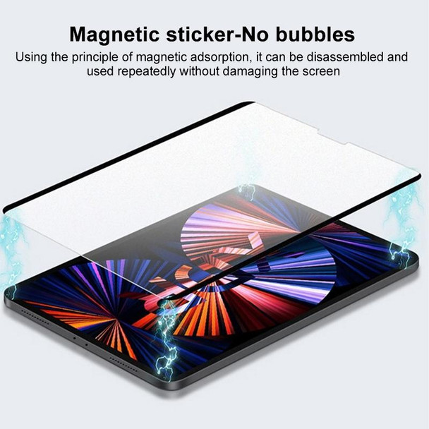 For iPad Pro 12.9 2021 / 2020 / 2018 Magnetic Removable Tablet Screen Paperfeel Protector Matte PET Film