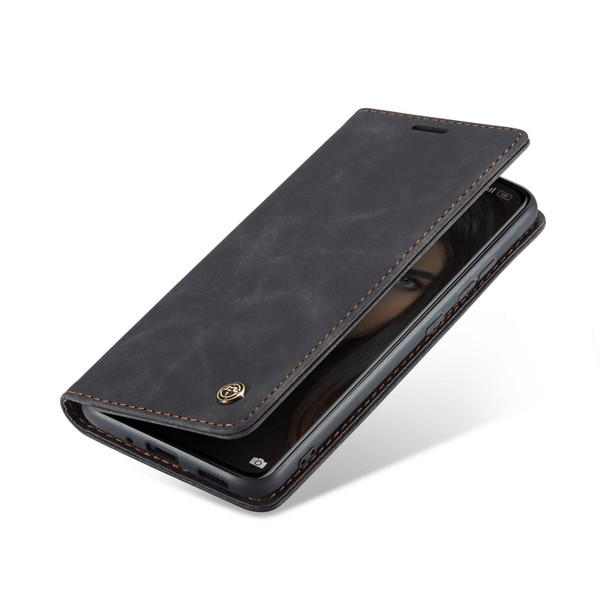 For Xiaomi 12 Pro CaseMe 013 Multifunctional Horizontal Flip Leather Phone Case(Black)