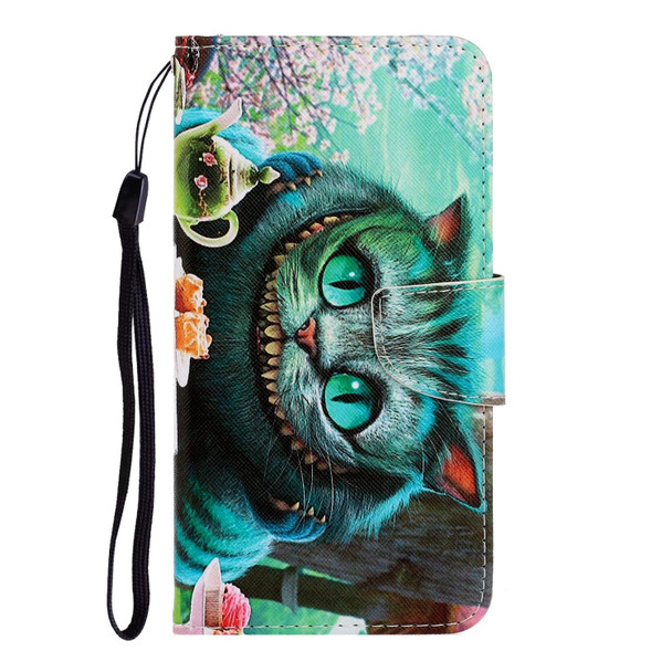 For Xiaomi Redmi K40 3D Colored Drawing Horizontal Flip Leather Phone Case(Green Eyes)