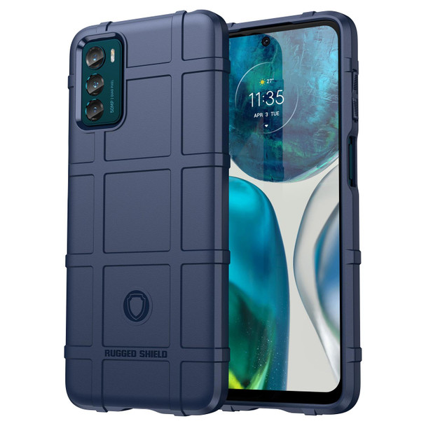 For Motorola Moto G42 Full Coverage Shockproof TPU Phone Case(Blue)