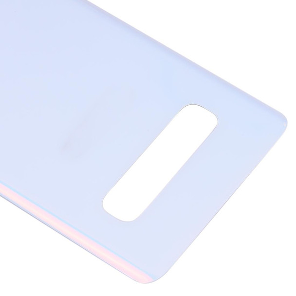 For Galaxy S10 SM-G973F/DS, SM-G973U, SM-G973W Original Battery Back Cover (White)