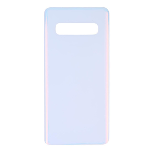 For Galaxy S10 SM-G973F/DS, SM-G973U, SM-G973W Original Battery Back Cover (White)