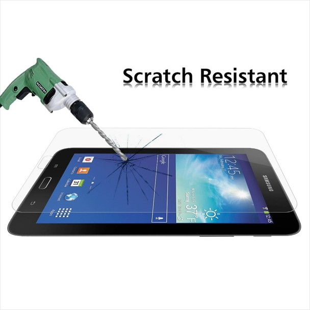 100 PCS 0.4mm 9H+ Surface Hardness 2.5D Explosion-proof Tempered Glass Film for Galaxy Tab 3 Lite T110 / T111 / T113