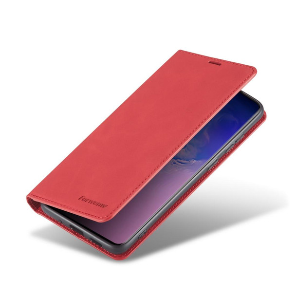 For Galaxy S20 Forwenw Dream Series Oil Edge Strong Magnetism Horizontal Flip Leatherette Case with Holder & Card Slots & Wallet & Photo Frame(Red)