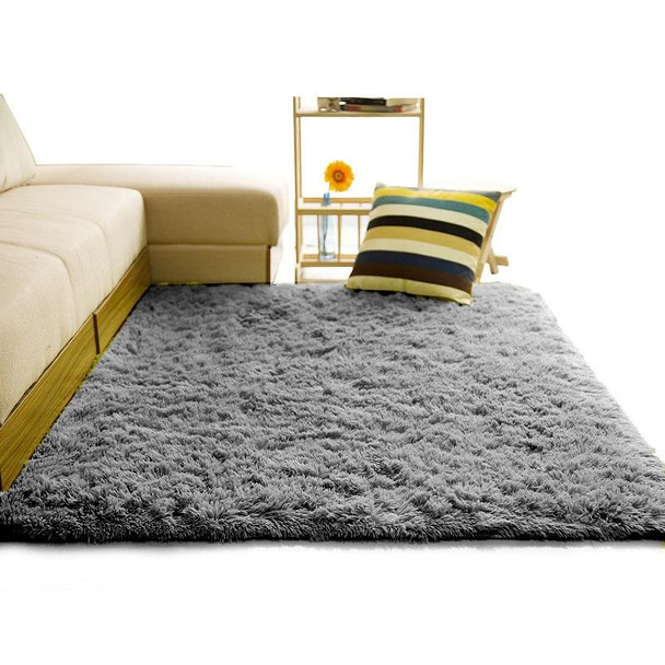Shaggy Carpet for Living Room Home Warm Plush Floor Rugs fluffy Mats Kids Room Faux Fur Area Rug, Size:160x200cm(Silver Gray)