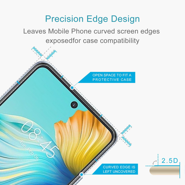For Tecno Camon 17P 10 PCS 0.26mm 9H 2.5D Tempered Glass Film