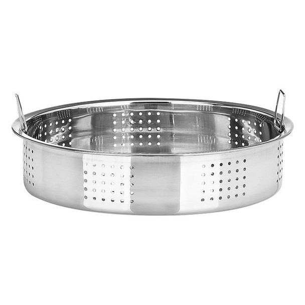 Stockpot Food Grade Material Souppot with Steamer Grid, Specification: 28cm