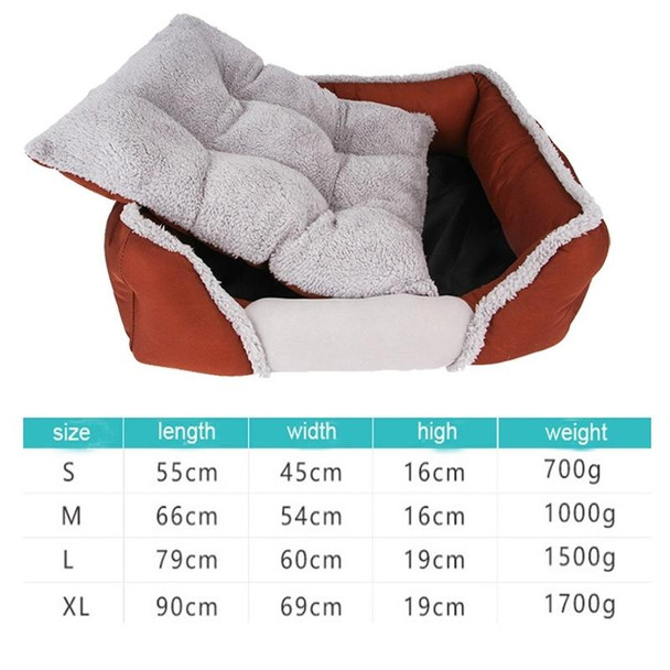 Creative Cat Litter Pad Autumn Winter Warm Dog Bed Pet Breathable Nest, Size:S (Light Blue)