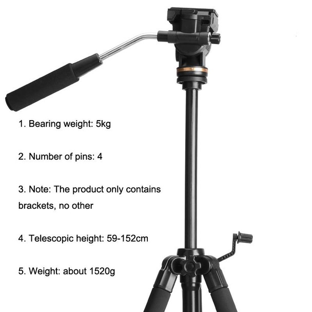 QingZhuangShiDai Q111S Aluminum Alloy Mobile Phone Camera Photography Tripod(Black)