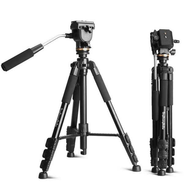 QingZhuangShiDai Q111S Aluminum Alloy Mobile Phone Camera Photography Tripod(Black)