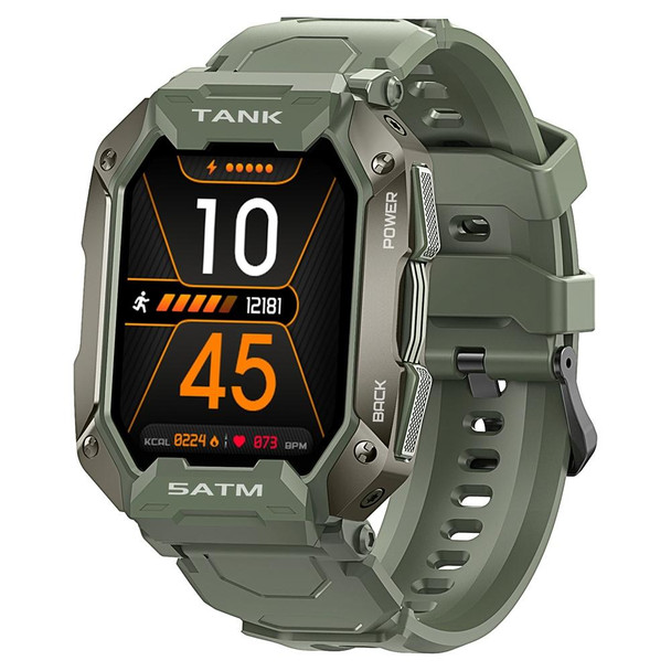 KOSPET TANK M1 Outdoor Waterproof Bluetooth Smart Watch(Green)