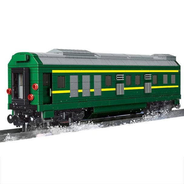 12001cx NJ2 Internal Combustion Locomotive Remote Control Green Train Puzzle Assembled Building Block Children Toy Model