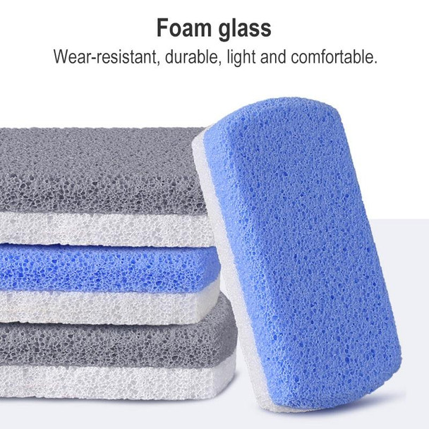 5 PCS 037 Double-color Grindstone Foam Glass Foot Rub, Color Random Delivery