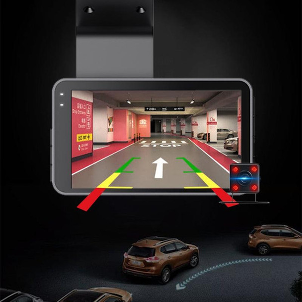 D907 HD Dual Recording Night Vision WiFi Car Dash Cam Driving Recorder Dual Lens Reversing Video