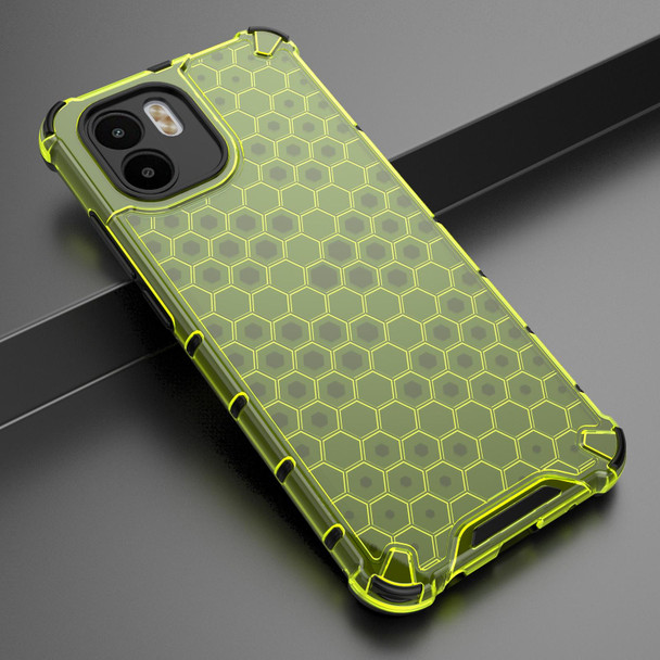 For Xiaomi Redmi A1 Shockproof Honeycomb PC + TPU Phone Case(Green)