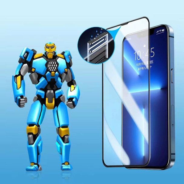 For iPhone 12 Pro Max HD Dust-proof Armor Tempered Glass Film