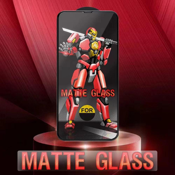 For iPhone 13 Pro Max Matte Armor Tempered Glass Film
