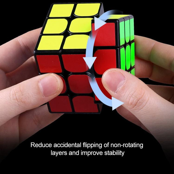 Moyu QIYI M Series Magnetic Speed Magic Cube Three Layers Cube Puzzle Toys (Black)