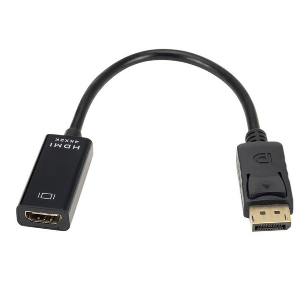 UHD 4K DisplayPort Male to HDMI Female Port Cable Adapter, Length: 20cm