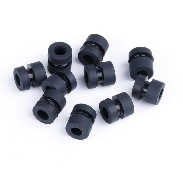 100 PCS iFlight M3 Damping Rubber Column Shock-absorbing Ball Shock Damping Ball for REVO Bee32 F4/F3 Flight Control Fly Tower FPV RC(Black)