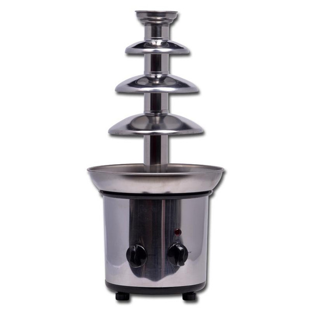 2 PCS 4 Layers Electrical Chocolate Fountain Chocolate Melt Fondue Waterfall Machine