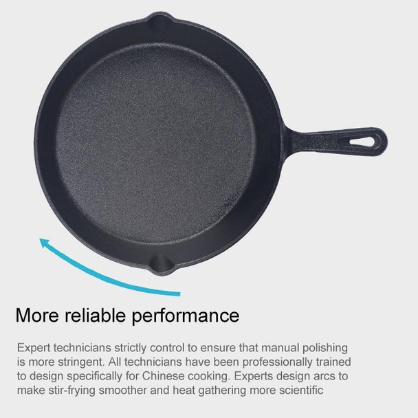 Cast Iron Non Stick Frying Pan Cooking Pot, Sheet Size:20cm