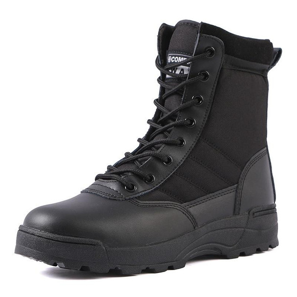 JL-098 Spring and Autumn Outdoor Sports Anti-slip Wear-resistant Training Boots, Color: Black(38)