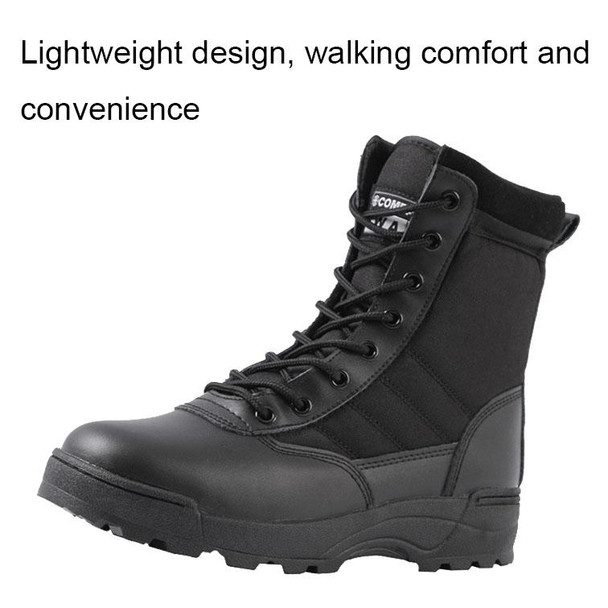 JL-098 Spring and Autumn Outdoor Sports Anti-slip Wear-resistant Training Boots, Color: Black(38)