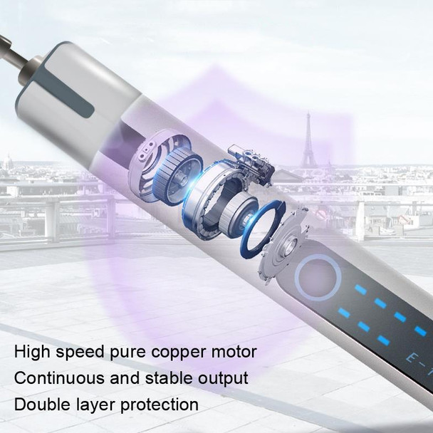 A288 Electric Grinding Machine Small Handheld Carving Pen, Style: Blue+Saw Blade+Grinding Head