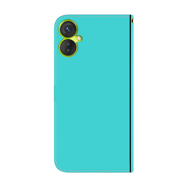 For Tecno Camon 19 Neo Imitated Mirror Surface Leatherette Phone Case(Mint Green)