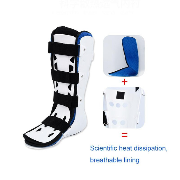 Calf Ankle Fracture Sprain Fixation Brace Plaster Shoe Foot Support Brace, Size: L Left(Children's Section)