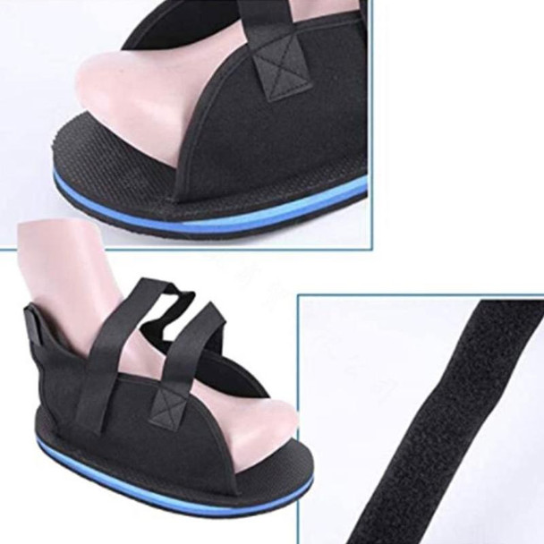 Plaster Shoes Ankle Foot Cover Adjustable Foot Rest, Size: M/L 30cm(Black)